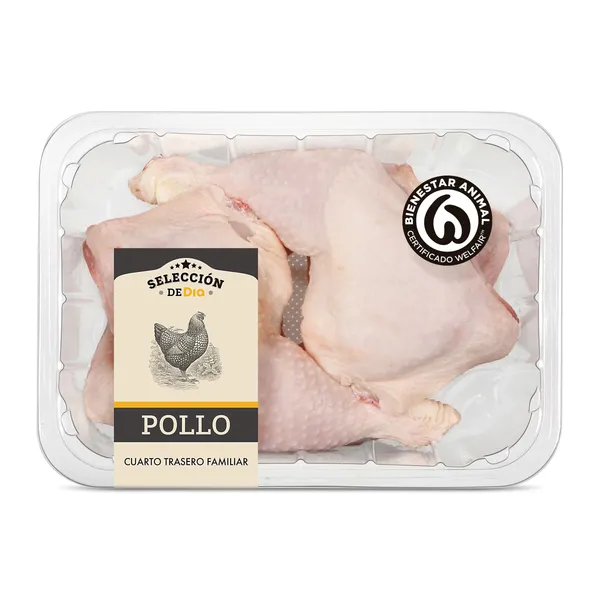 Cuarto trasero de pollo formato familiar Selección de Dia 1.6 Kg aprox. 2