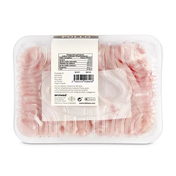 Pechuga de pollo entera formato familiar Selección de Dia 1.3 Kg aprox. 5