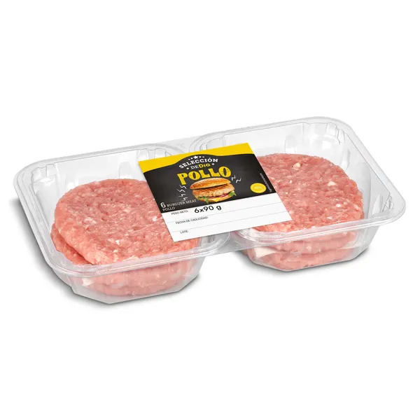 Burger de pollo 6 unidades Selección de Dia 540 g 3