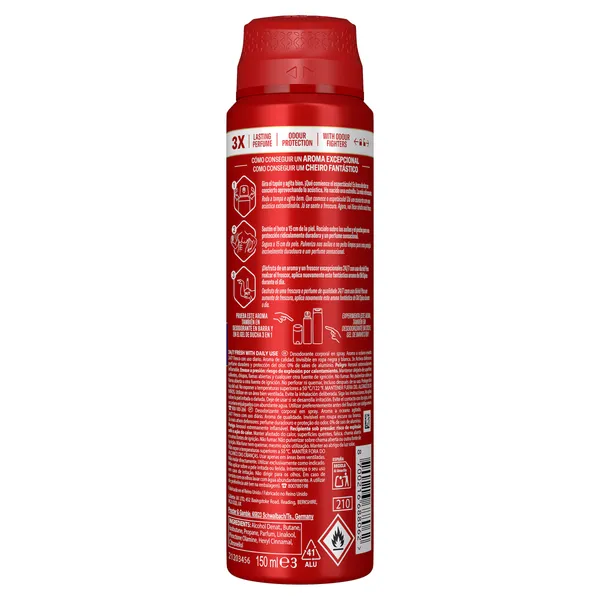 Desodorante Captain Old spice spray 150 ml 2