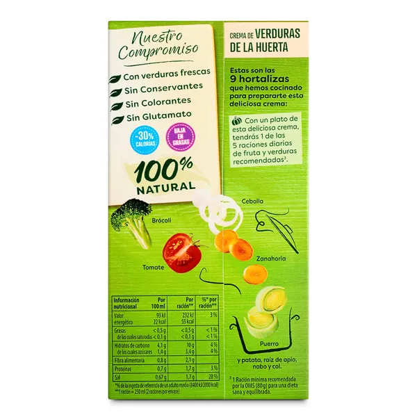 Crema de verduras de la huerta Knorr brik 500 ml 4