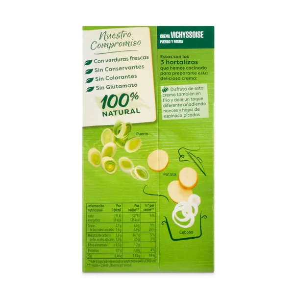 Crema de puerro y patata Knorr brik  500 ml 3