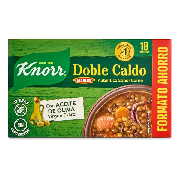 Caldo de carne Knorr caja 18 unidades 2
