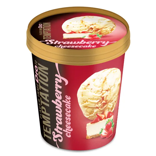 Tarrina de strawberry cheesecake Dia Temptation 350 g 3