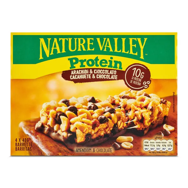 Barritas proteicas de cacahuete y chocolate Nature Valley 160 g 2