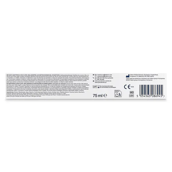 Pasta de dientes frescor diario Parodontax 75 ml 4