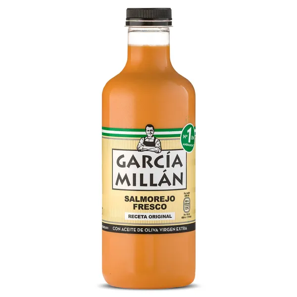 Salmorejo fresco con aceite de oliva García Millán botella 1 l