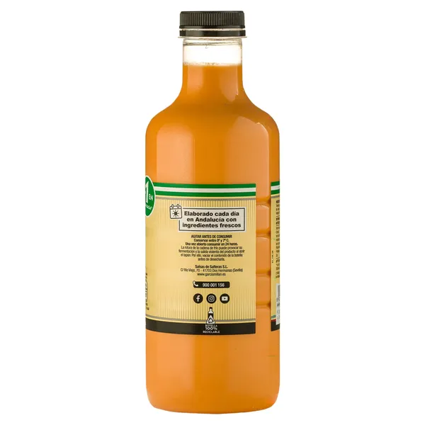 Salmorejo fresco con aceite de oliva García Millán botella 1 l 3
