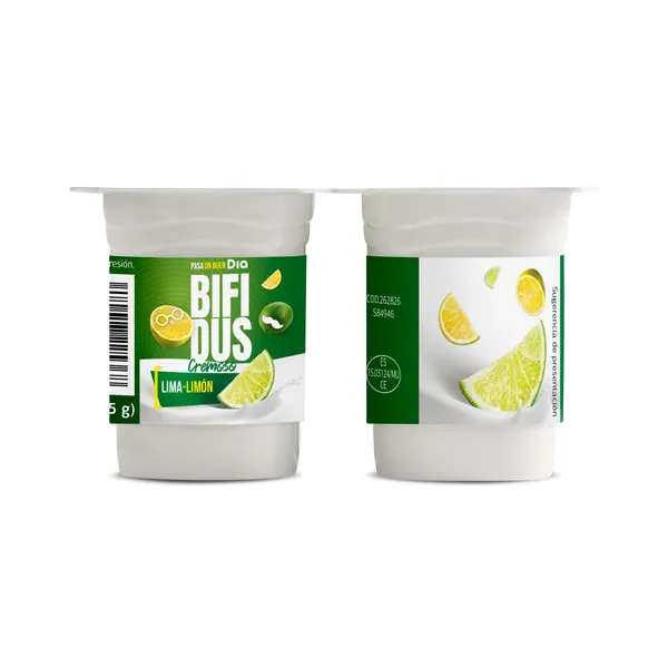 Bífidus de lima limón Dia pack 4 x 125 g 2