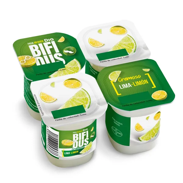 Bífidus de lima limón Dia pack 4 x 125 g
