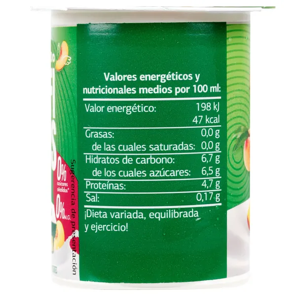 Bífidus con melocotón doble 0% Dia 4 x 125 g 5