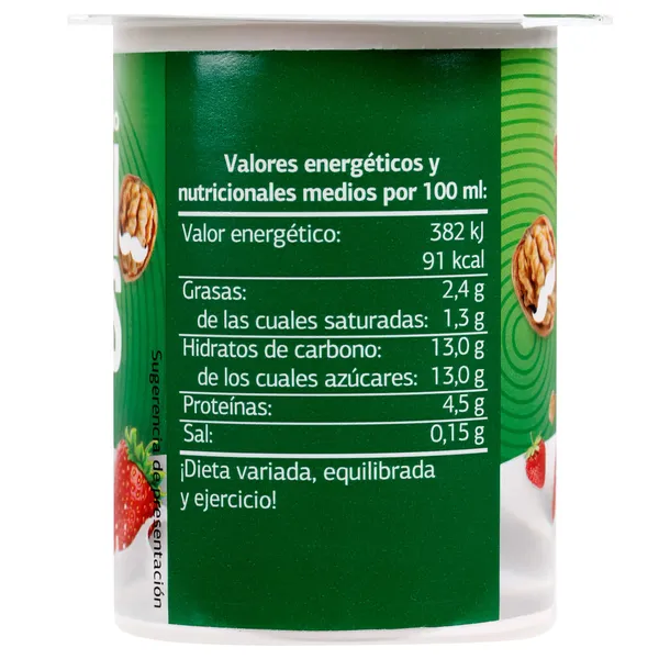 Bífidus con fresas y nueces Dia 4 x 125 g 5