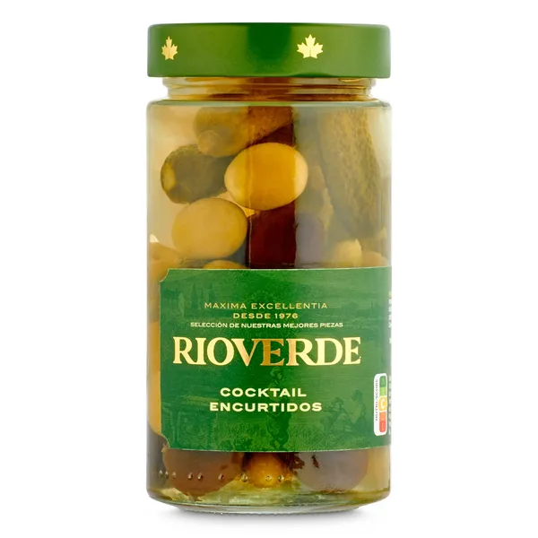 Cocktail de encurtidos Rioverde frasco 180 g