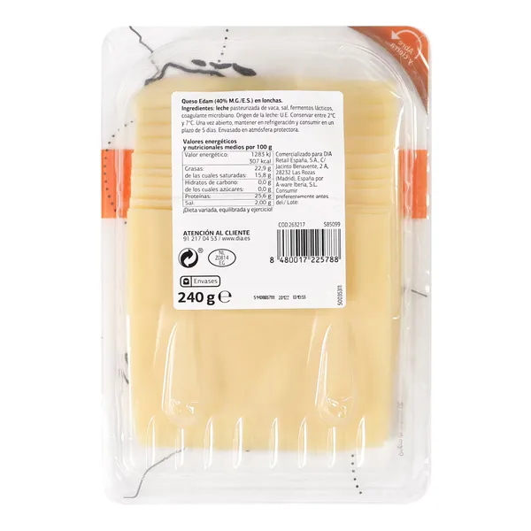 Queso edam Dia Selección Mundial 240 g 3