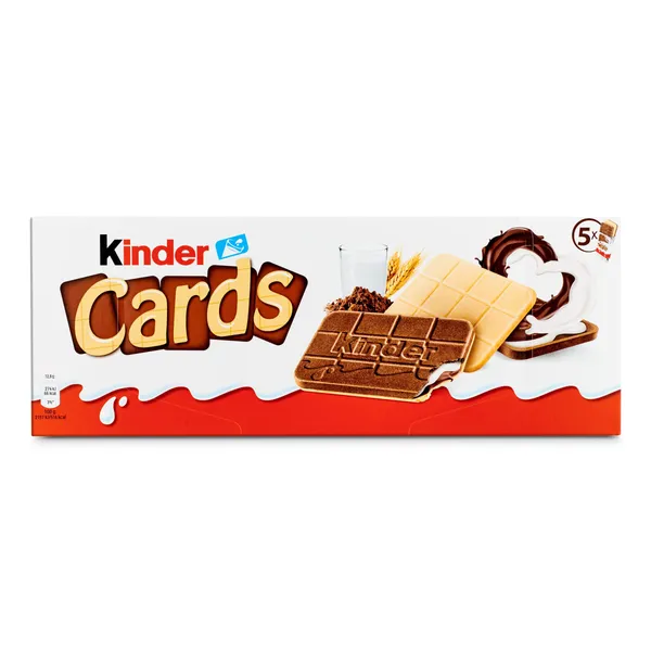Obleas con doble relleno Kinder caja 128 g 2