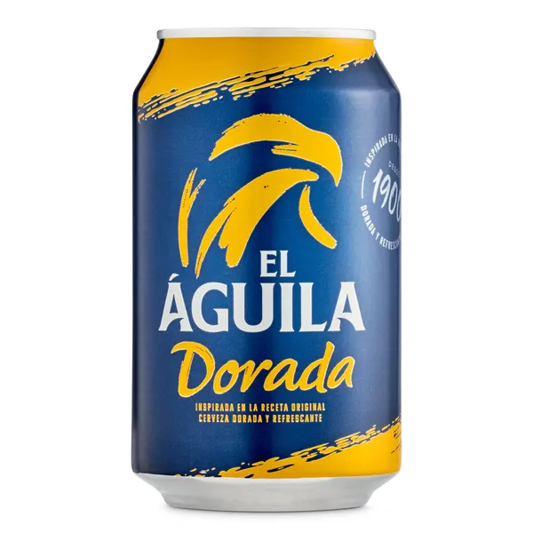 Cerveza dorada El águila 33 cl 2