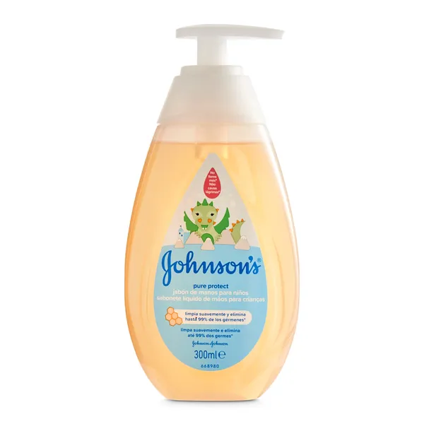 Jabón de manos líquido para niños Johnson bote 300 ml 2