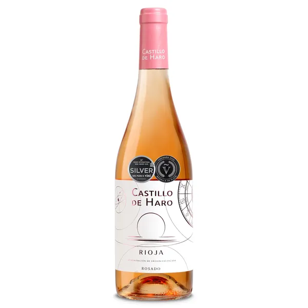 Vino rosado D.O. Rioja Castillo de Haro 75 cl 2