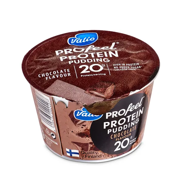 Pudding de chocolate alto en proteínas Valio tarrina 180 g