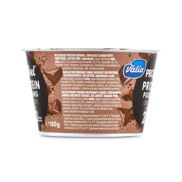 Pudding de chocolate alto en proteínas Valio tarrina 180 g 3