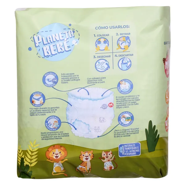 Pañales pants 8-15 kg talla M Dia Planeta Bebé 22 unidades 6