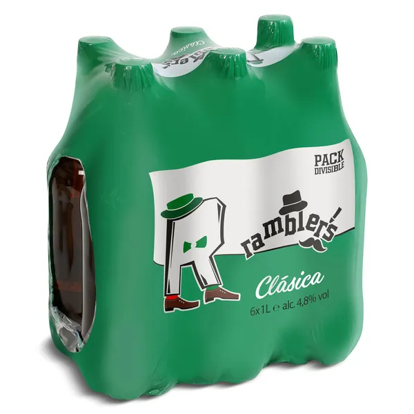 Cerveza clásica Ramblers de Dia pack 6 x 1 L