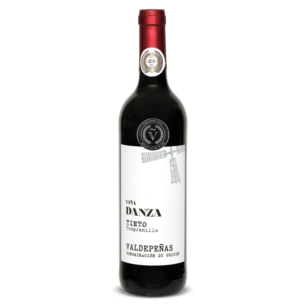 Vino tinto joven D.O. Valdepeñas Viña Danza 75 cl 2