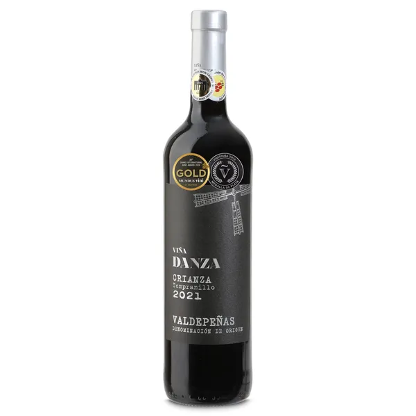 Vino tinto crianza D.O. Valdepeñas Viña Danza 75 cl 2
