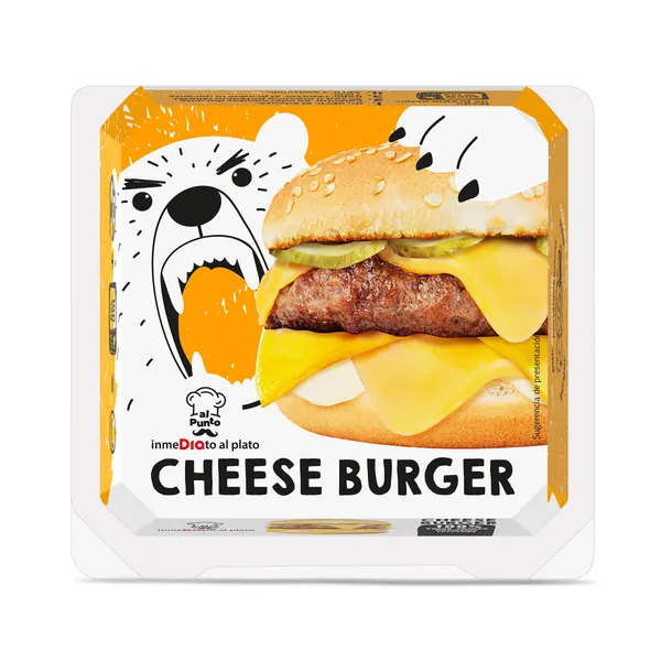 Hamburguesa cheese burger Al Punto Dia 220 g 2