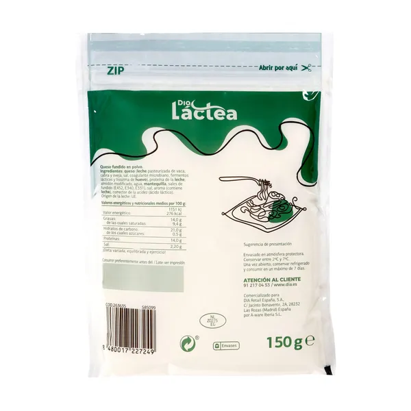 Queso en polvo Dia Láctea 150 g 3