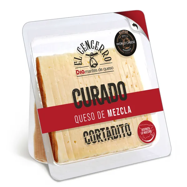 Queso curado cortado Dia El Cencerro 250 g 3