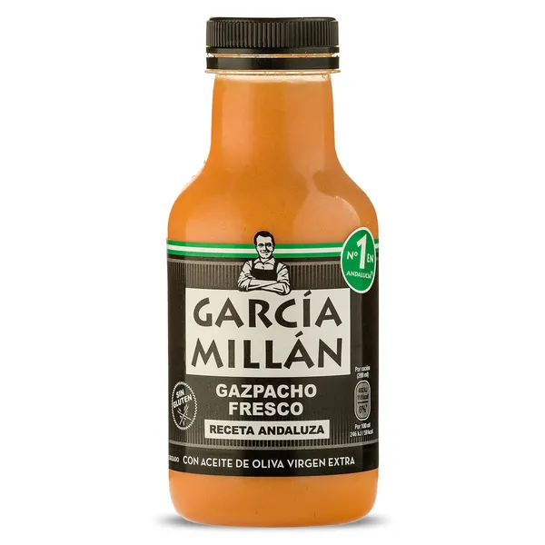 Gazpacho fresco sin gluten García Millán 330 ml