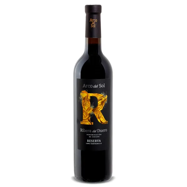 Vino tinto reserva D.O. Ribera del Duero Arco del Sol botella 75 cl