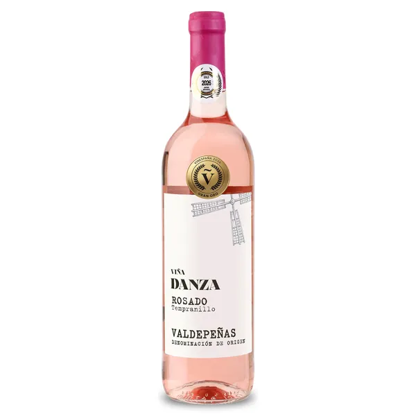 Vino rosado D.O. Valdepeñas Viña Danza 75 cl 2