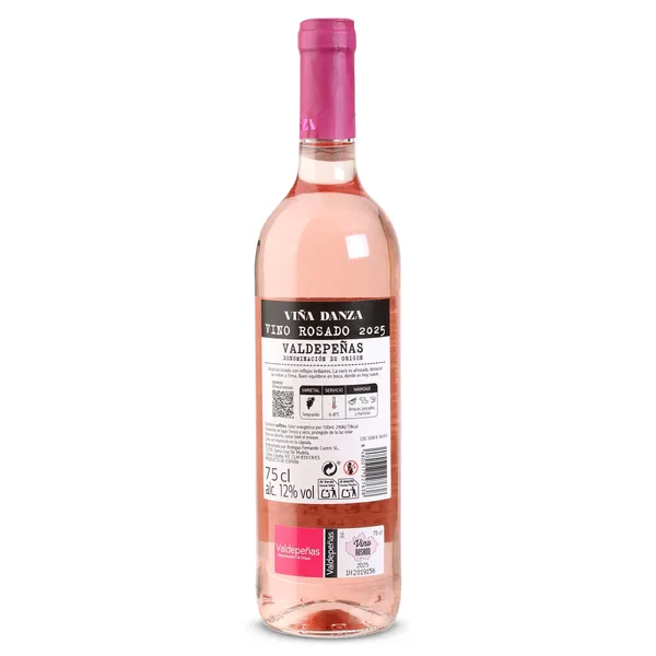 Vino rosado D.O. Valdepeñas Viña Danza 75 cl 3