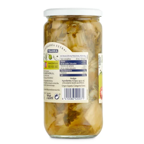 Acelgas Ybarra frasco 425 g 2
