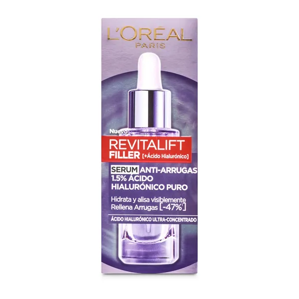 Serum facial con ácido hialurónico L'Oréal bote 30 ml 2