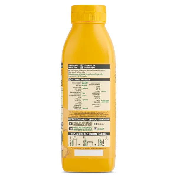 Champú hair food banana cabello seco Fructis botella 350 ml 2