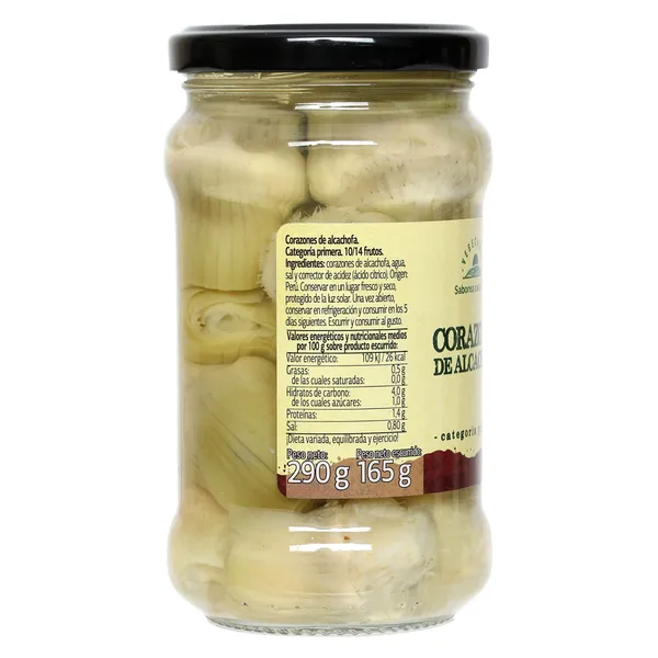 Corazones de alcachofas Dia Vegecampo 165 g 2