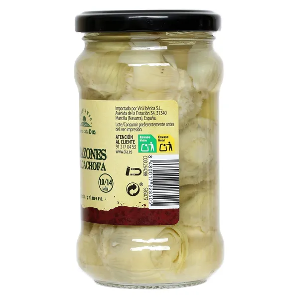 Corazones de alcachofas Dia Vegecampo 165 g 3