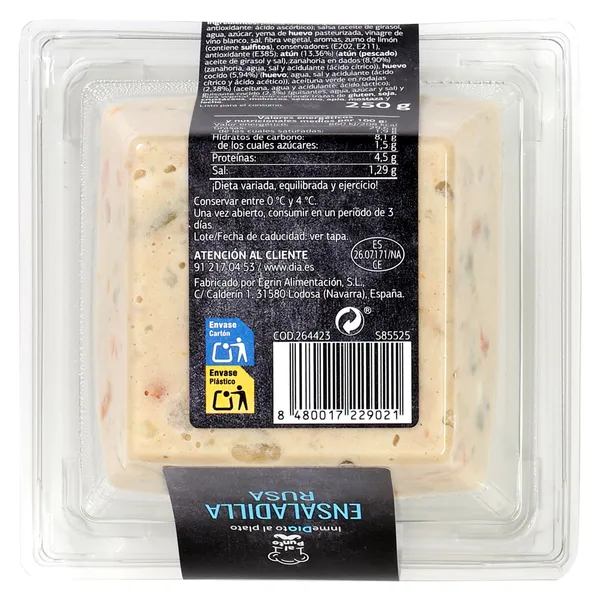 Ensaladilla rusa Dia Al Punto 250 g 3