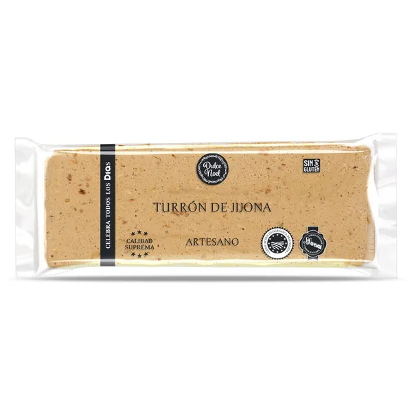 Turrón de jijona artesano Dulce Noel Dia bolsa 240 g 2