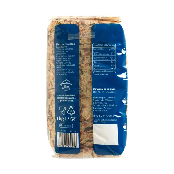 Mezcla de 3 arroces Arrozona de Dia paquete 1 Kg 2