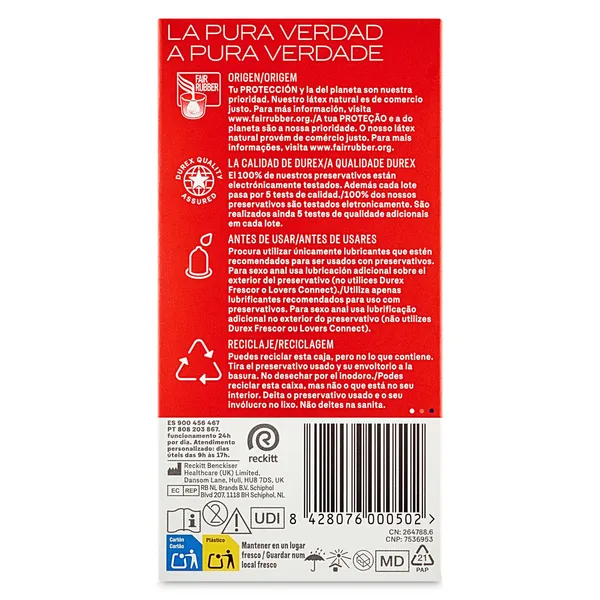 Preservativos contacto total Durex caja 12 unidades 3