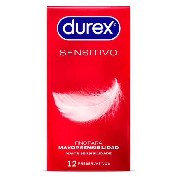 Preservativos sensitivo suave Durex caja 12 unidades