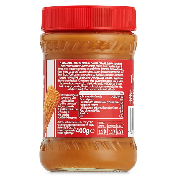 Crema de galletas para untar Lotus Biscoff 400 g 3