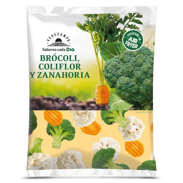 Brócoli, coliflor y zanahoria Dia Vegecampo 1 Kg 2