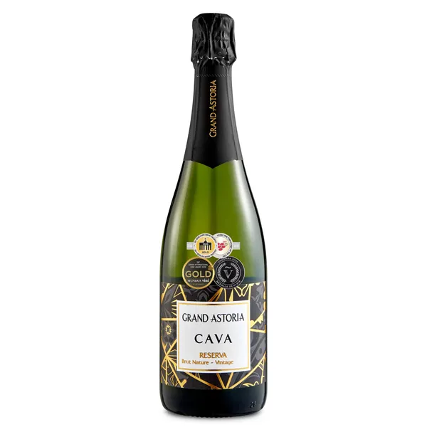 Cava reserva brut nature Grand astoria botella 75 cl