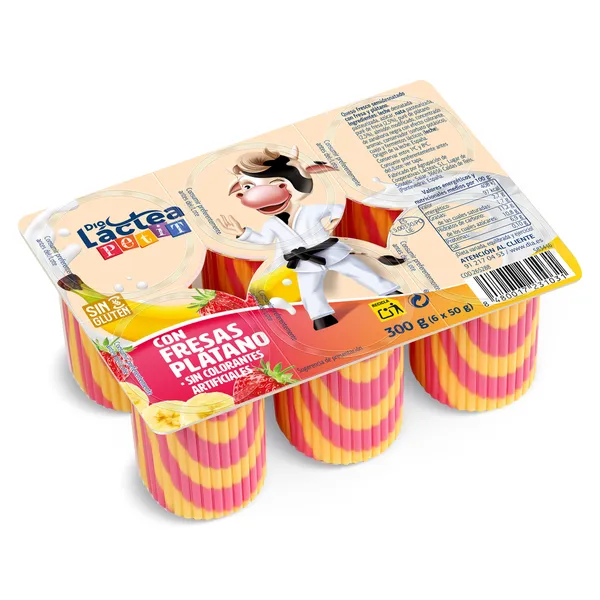 Petit de fresa y plátano Dia Láctea 6 x 50 g 3