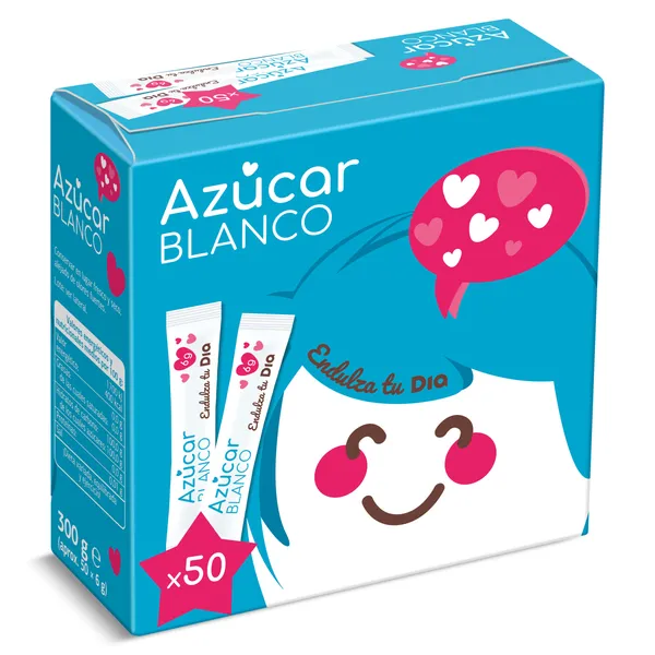 Azúcar blanco en sobres Dia 300 g 4